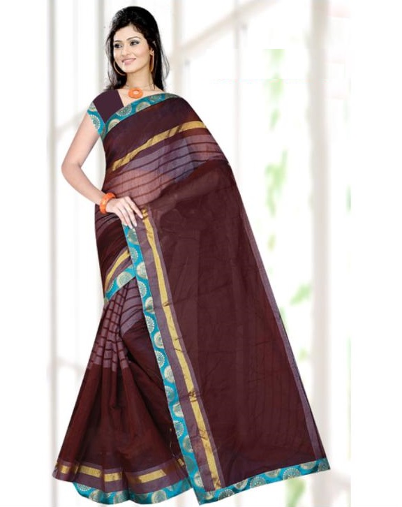 Banarsi cotton saree best selling New designer fancy  latest trend top
